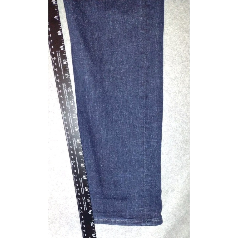 7 For All Mankind Men's Straight-Leg Jean Slimmy  Los Angeles Dark Size 31x33 - Picture 8 of 9
